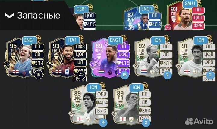 Состав EA FC 24 (tots Vinicius)