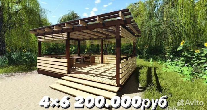 Дачные беседки