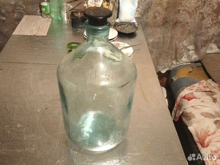 Бутылка стеклянная 20 литров