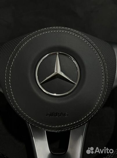 Руль на mercedes GLE перешитый