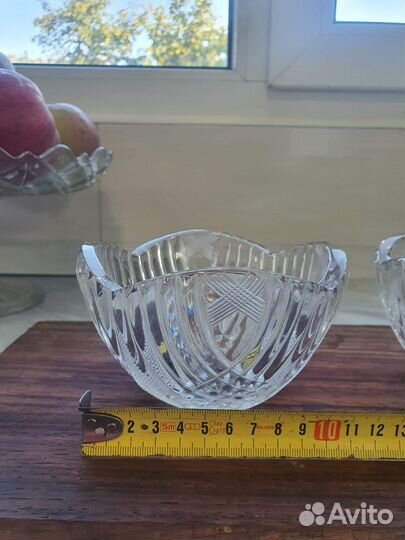 Салатники хрустальные 2 шт - СССР