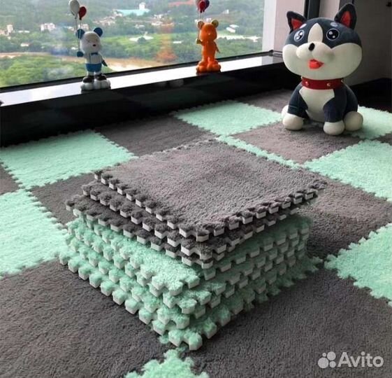 Мягкий коврик пазл