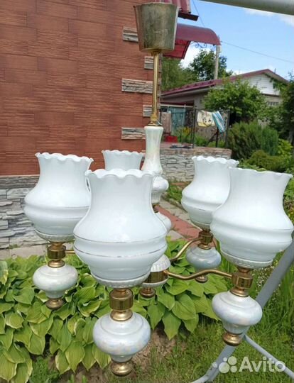 Люстра.Фарфор.Винтаж.Импорт