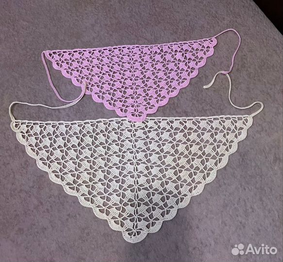 Косынка крючком