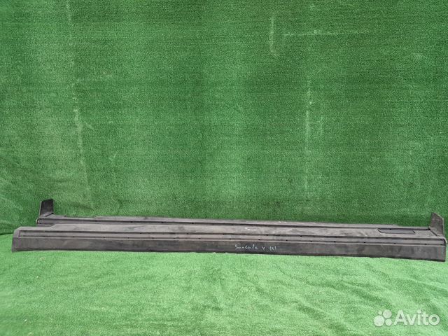 Накладка на порог hyundai santa fe 4