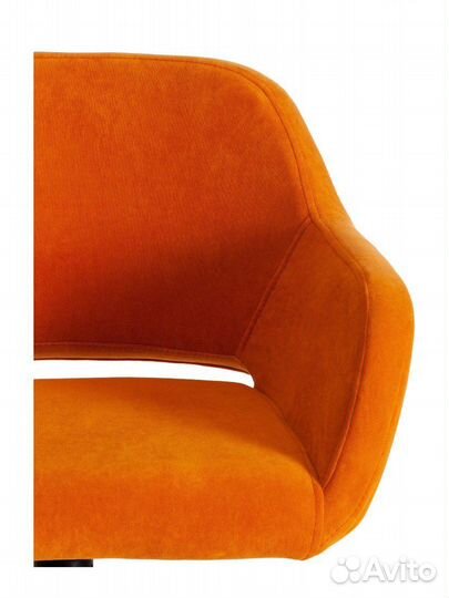 Кресло компьютерное Tetchair modena флок оранжевый
