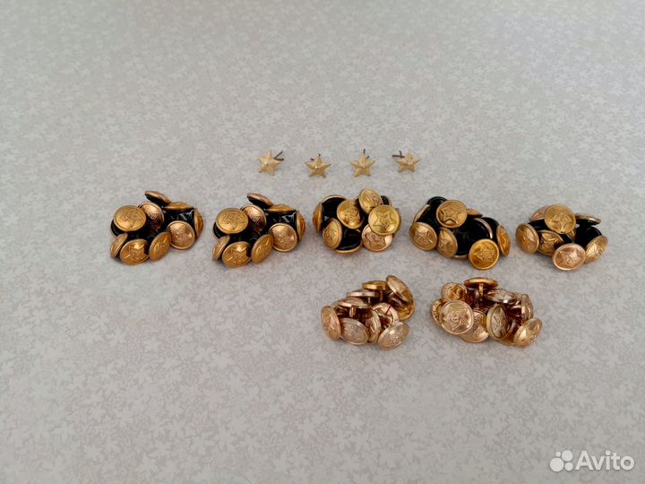 Кокарда СССР Военные пуговицы Звёздочки