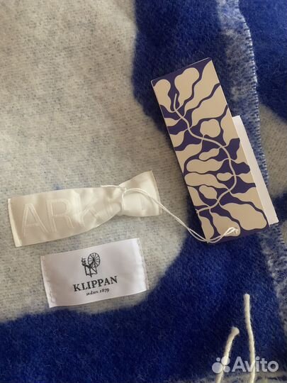 Плед arket и Linnea Andersson Синий