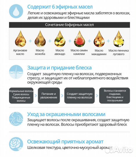 Масло для волос Атоми Корея