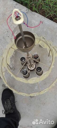 Светильнтк 4шт, +люстра,Оля люстра 90г нержавейка