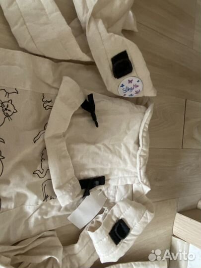 Эргорюкзак слинг из льна