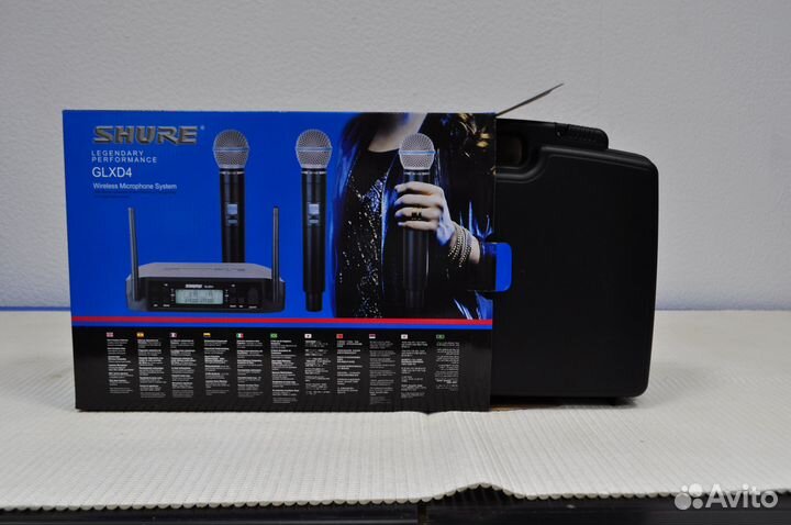 Радиомикрофон shure glxd 4 с кейсом