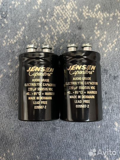 Конденсаторы Jensen 220uf 550/595 VDC