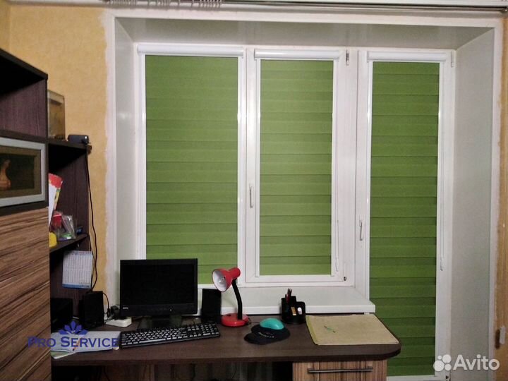 Рулонные шторы зебра день ночь