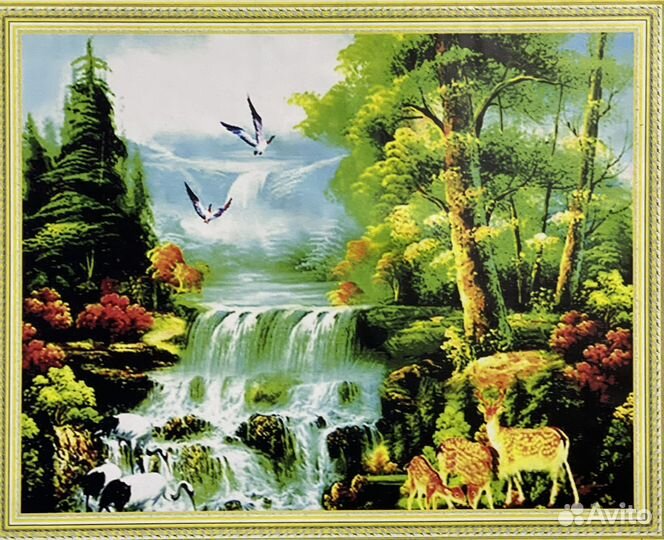 Алмазная мозаика на подрамнике 40/50