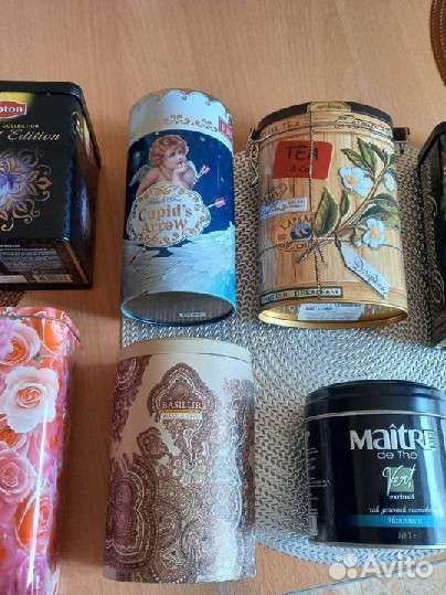 Коробки жестяные для сыпучих продуктов