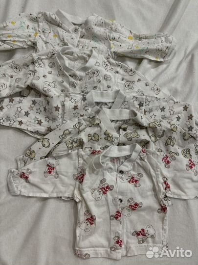 Вещи пакетом 0-6 месяцев