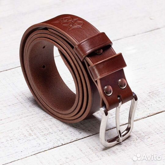 Ремень мужской ручной работы