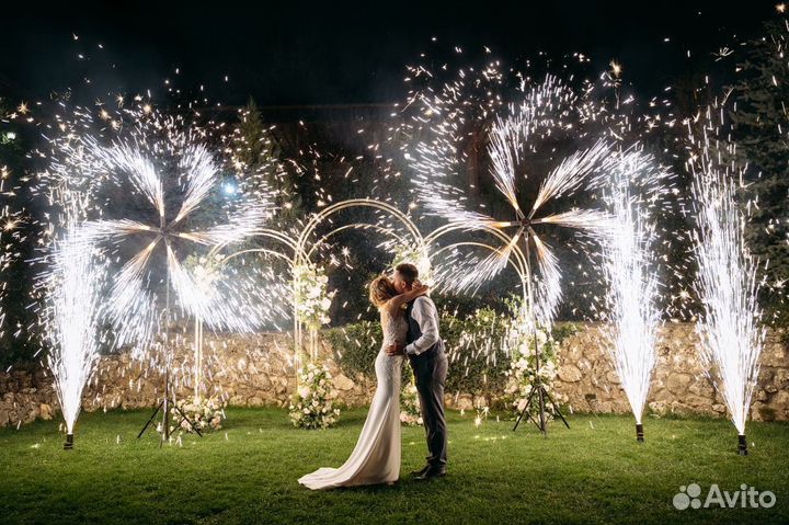 Свадебный фейерверк. Пиротехническое шоу