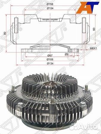 Вискомуфта toyota estima emina/lucida 2TZ#