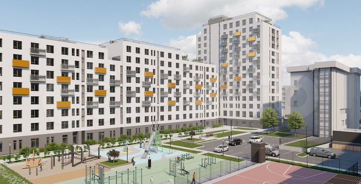 1-к. квартира, 41 м², 8/14 эт.