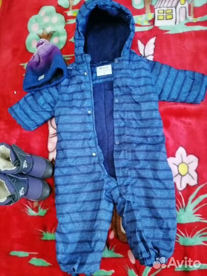 Зимний комбинезон на 2-3 года, 92-98 для мальчика