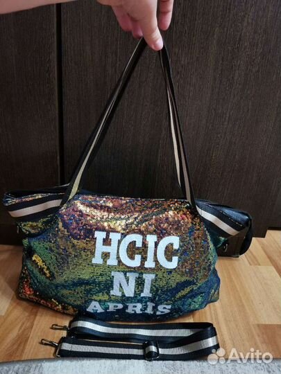 Сумка с паетками