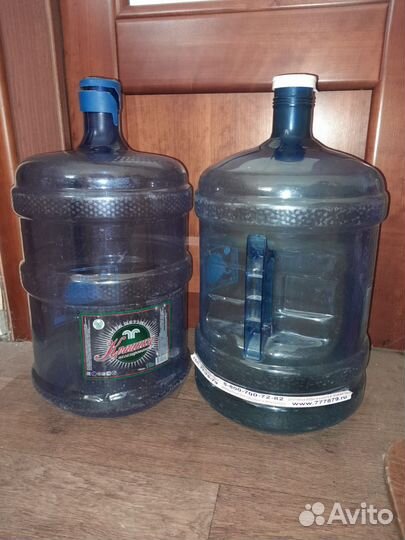 Бутыль 19 литров с пробкой Банки 5 литр. с крышкой
