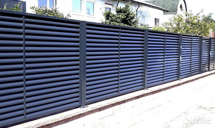 Забор жалюзи
