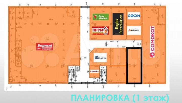 Торговая площадь, 76.6 м²