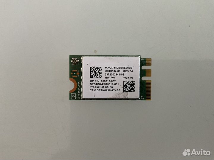 WI-FI модуль ноутбука HP RTL8723DE 915618-002