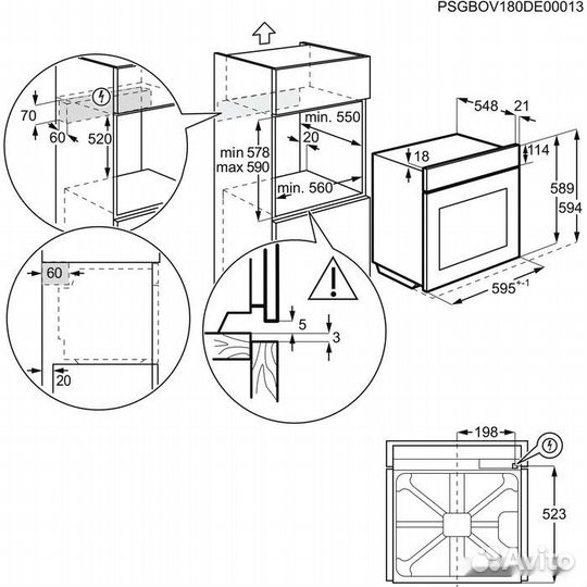 Духовой шкаф Electrolux OKC8H39WV