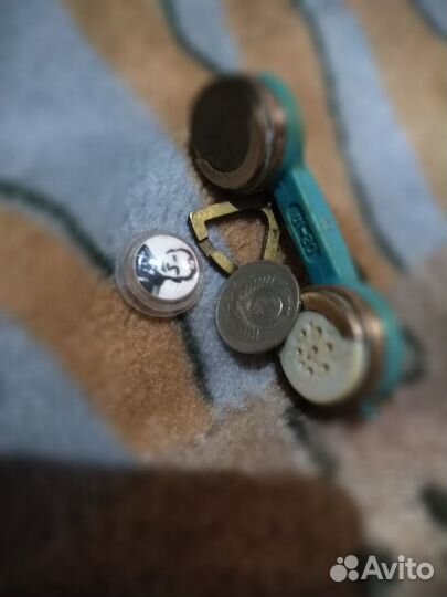 Брелок СССР монетница телефонная трубка