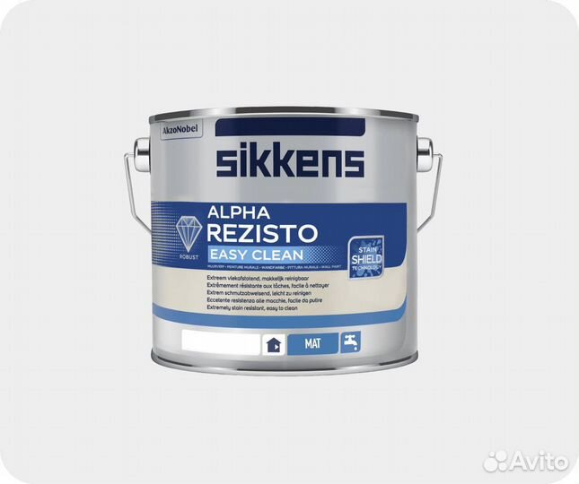 Краска Sikkens Alpha Rezisto Eazy Clean 5л