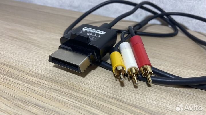 AV кабель xbox 360 - композитный кабель
