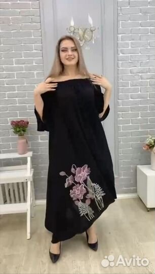 Нарядное женское платье 52/56/60/64