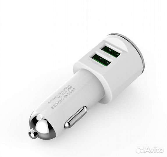 Автомобильное З/У USBx2 Auto-ID ldnio DL-C29+Micro