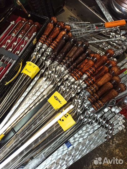 Шампура. Наборы шампуров в чехлах и кейсах