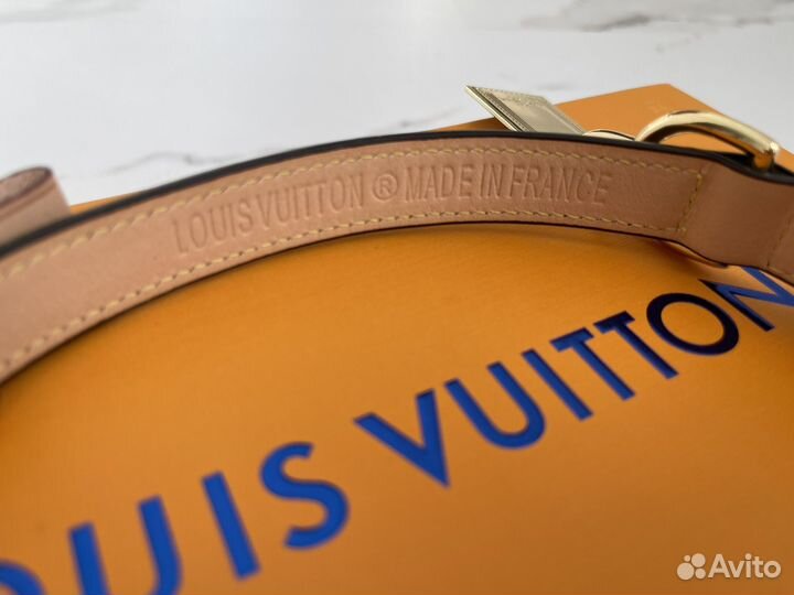 Louis vuitton ошейник S норковая шубка