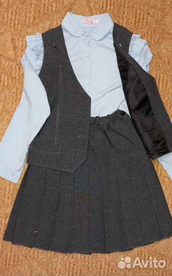 Школьная форма серая 146 152