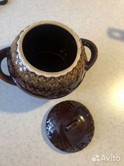 Горшок для запекания керамический 4 штуки