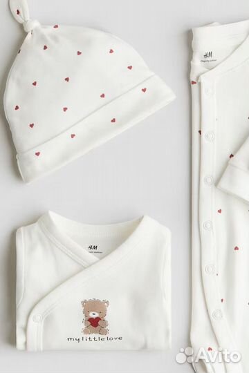 Комплект на выписку для девочки hm