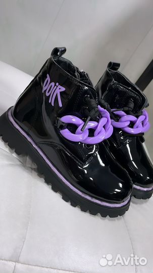 Детские ботинки новые для девочки, размер 30