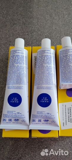 Краска для волос 100мл concept fusion 9.37