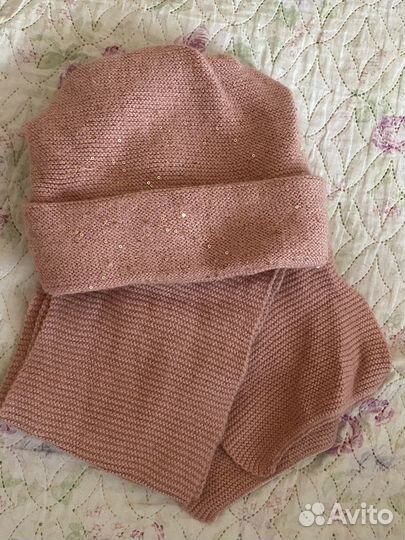 Комплект шапка и шарф