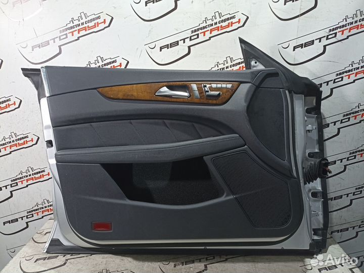 Дверь mercedes-benz CLS-class C218 X218 A2187201505 передняя левая серебро, 775U S3482