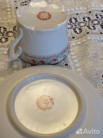 Чайная пара Дмитровская фабрика