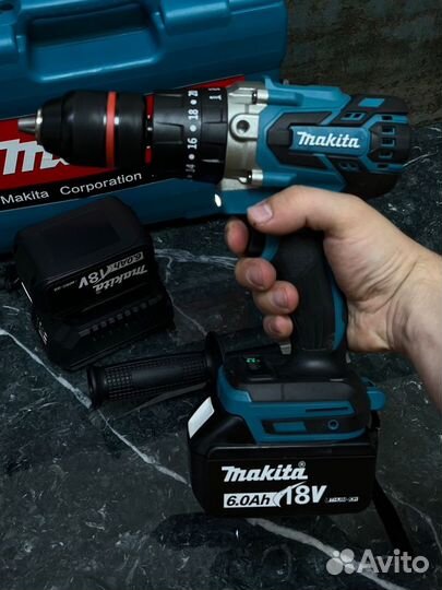 Бесщеточная дрель шуруповерт Makita 13mm