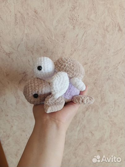 Плюшевая черепашка