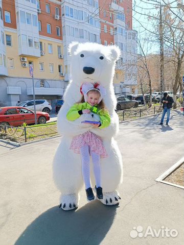 Белый мишка поздравление, Белый медведь Саратов